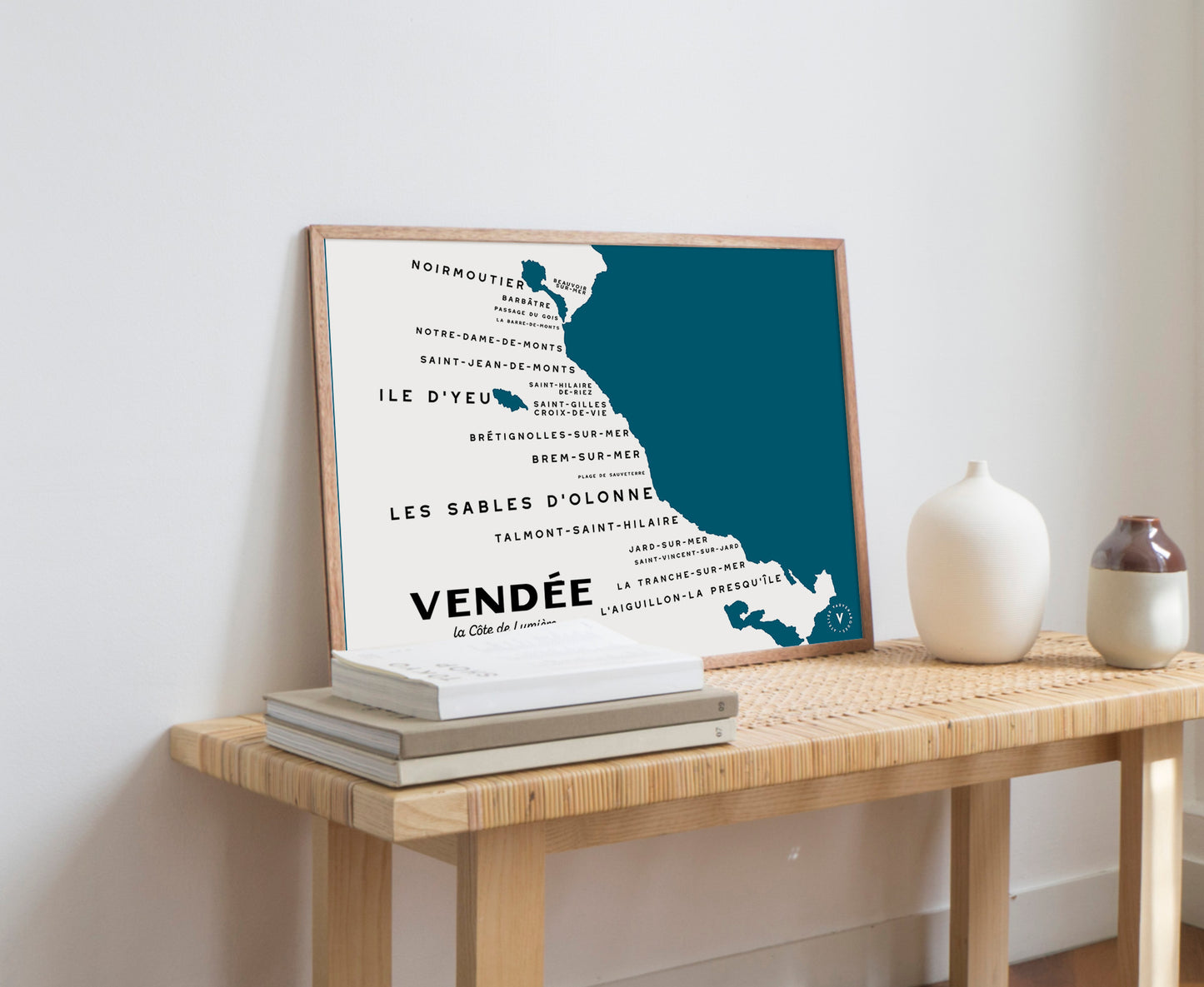Carte de la Vendée