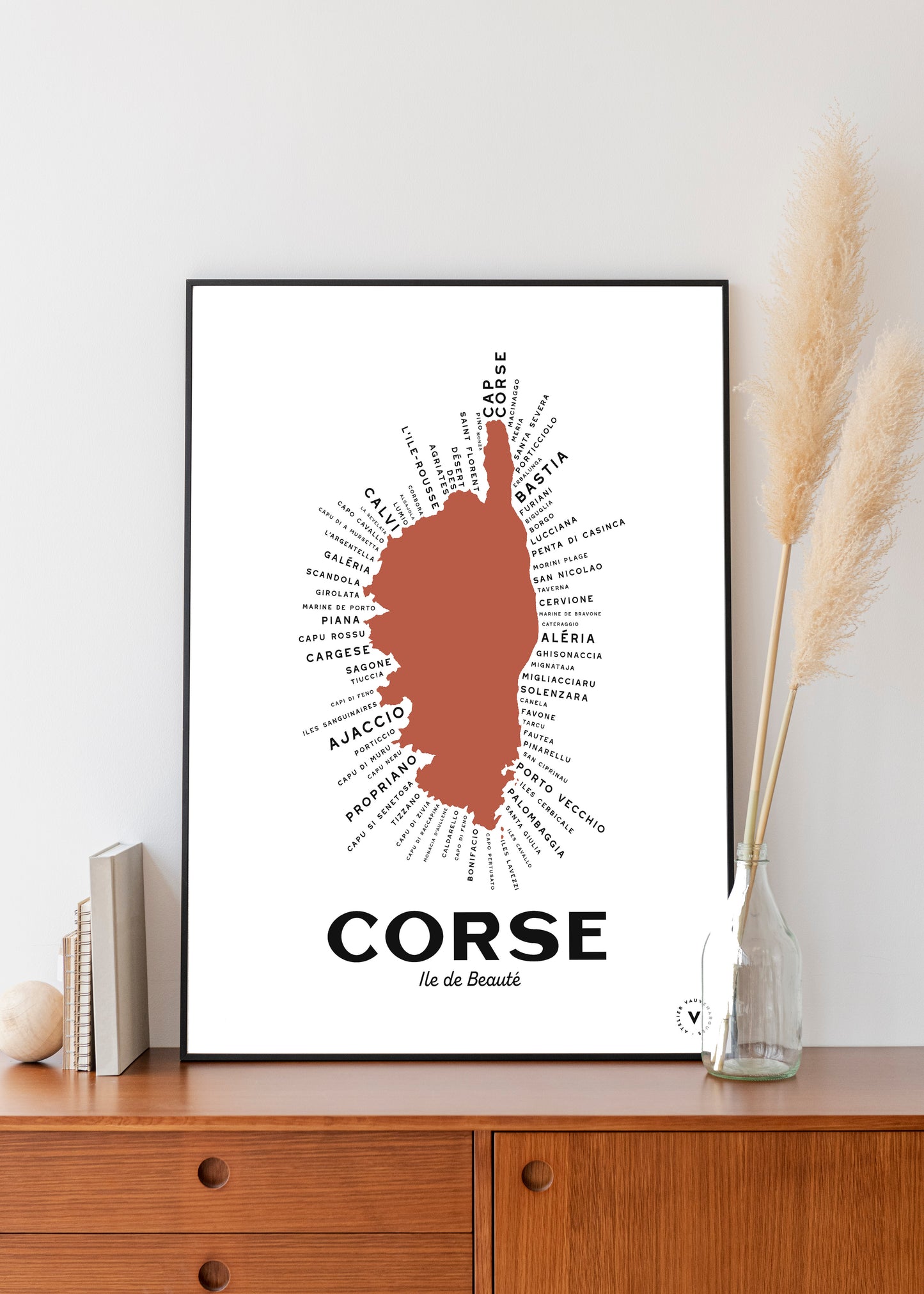 Carte de la Corse