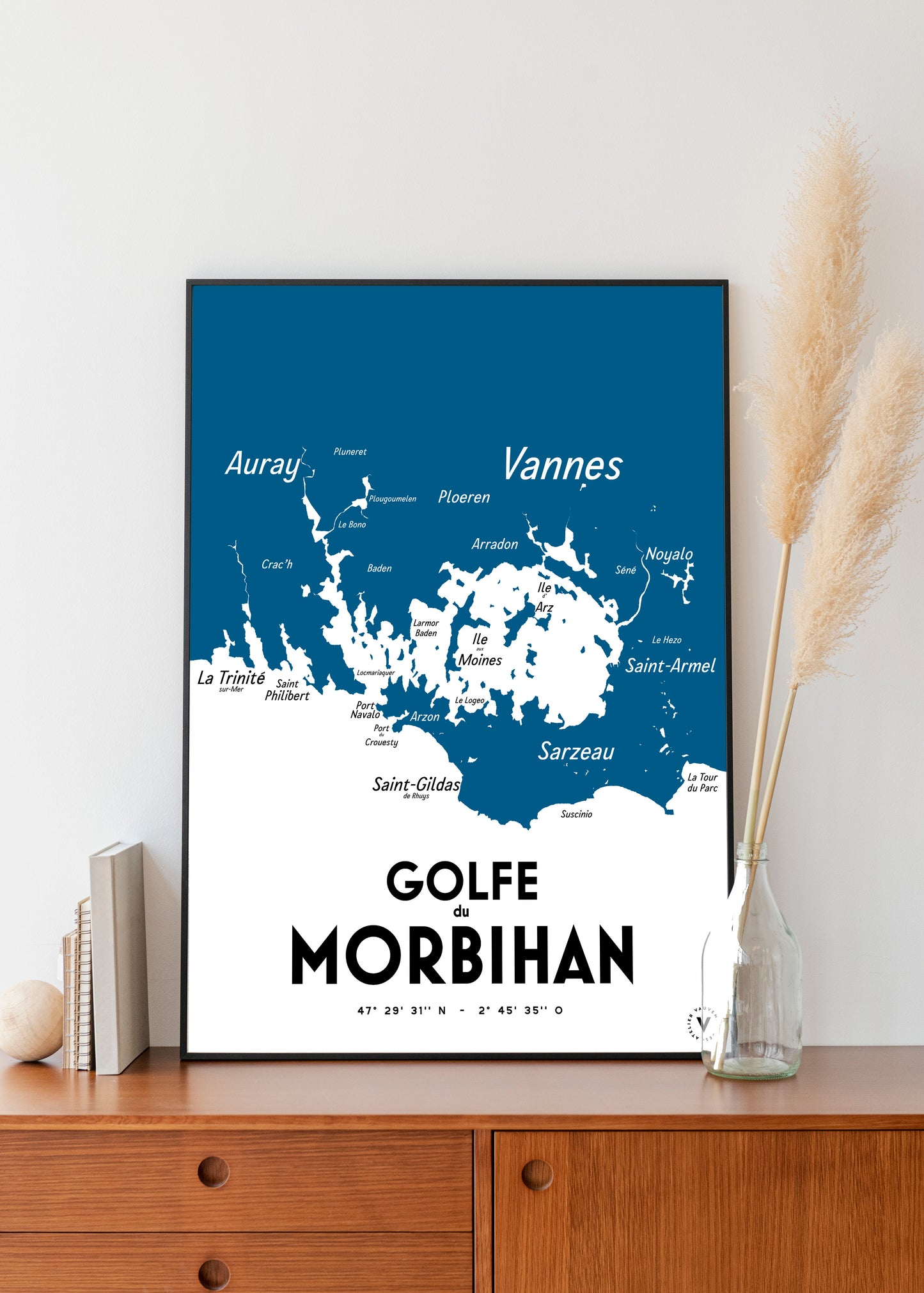 Carte du Golfe du Morbihan