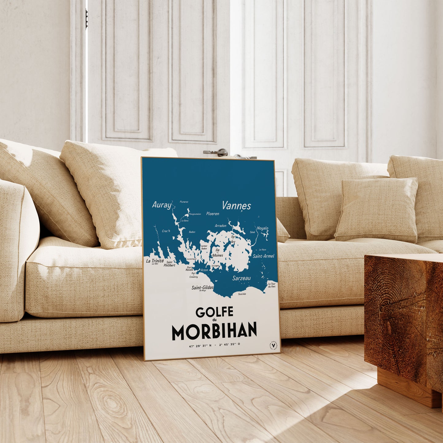 Carte du Golfe du Morbihan