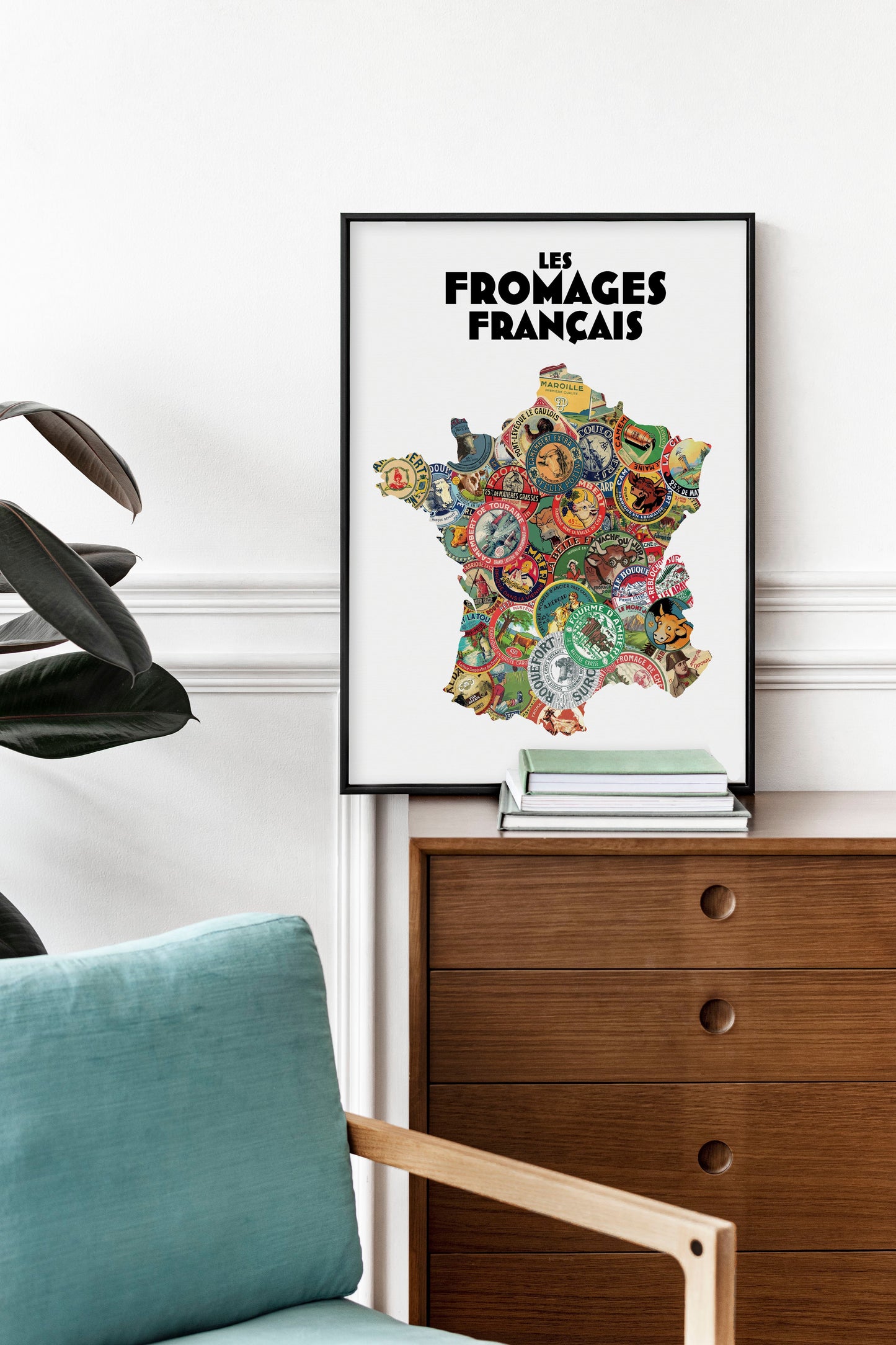 Carte de France des Fromages
