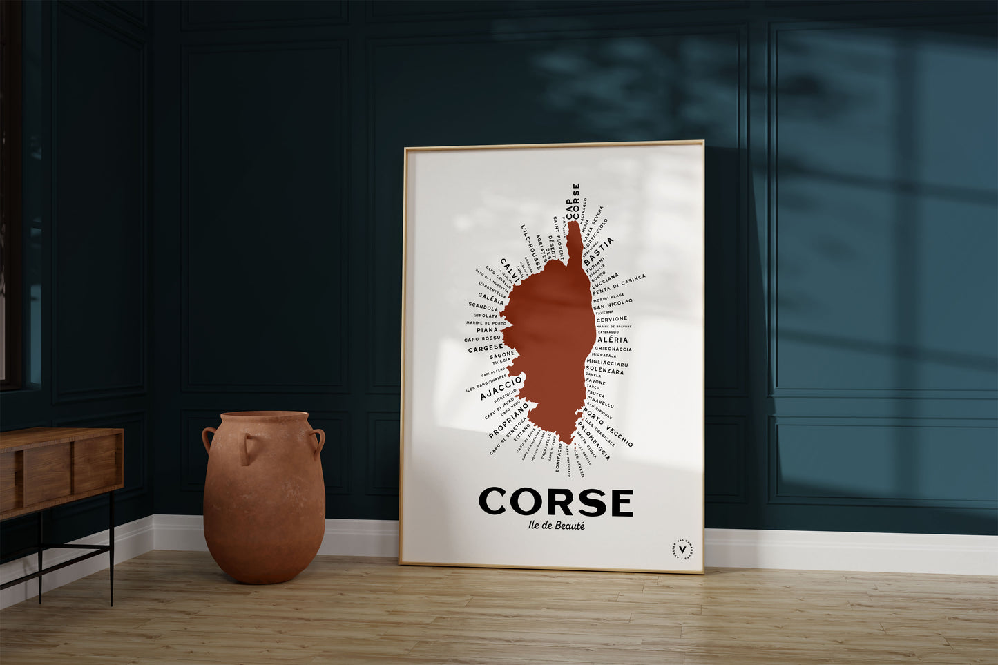 Carte de la Corse