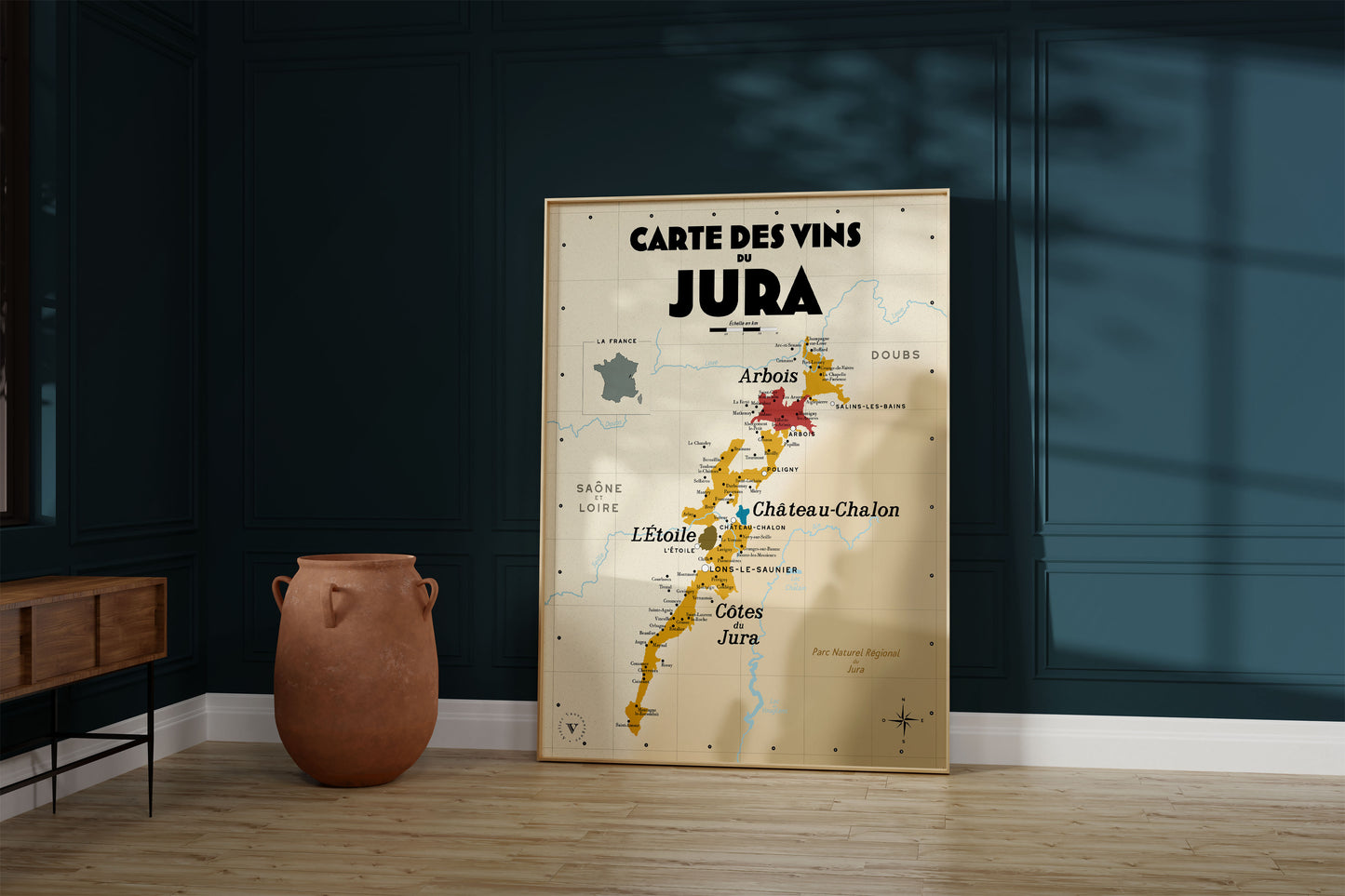 Carte des vins du Jura