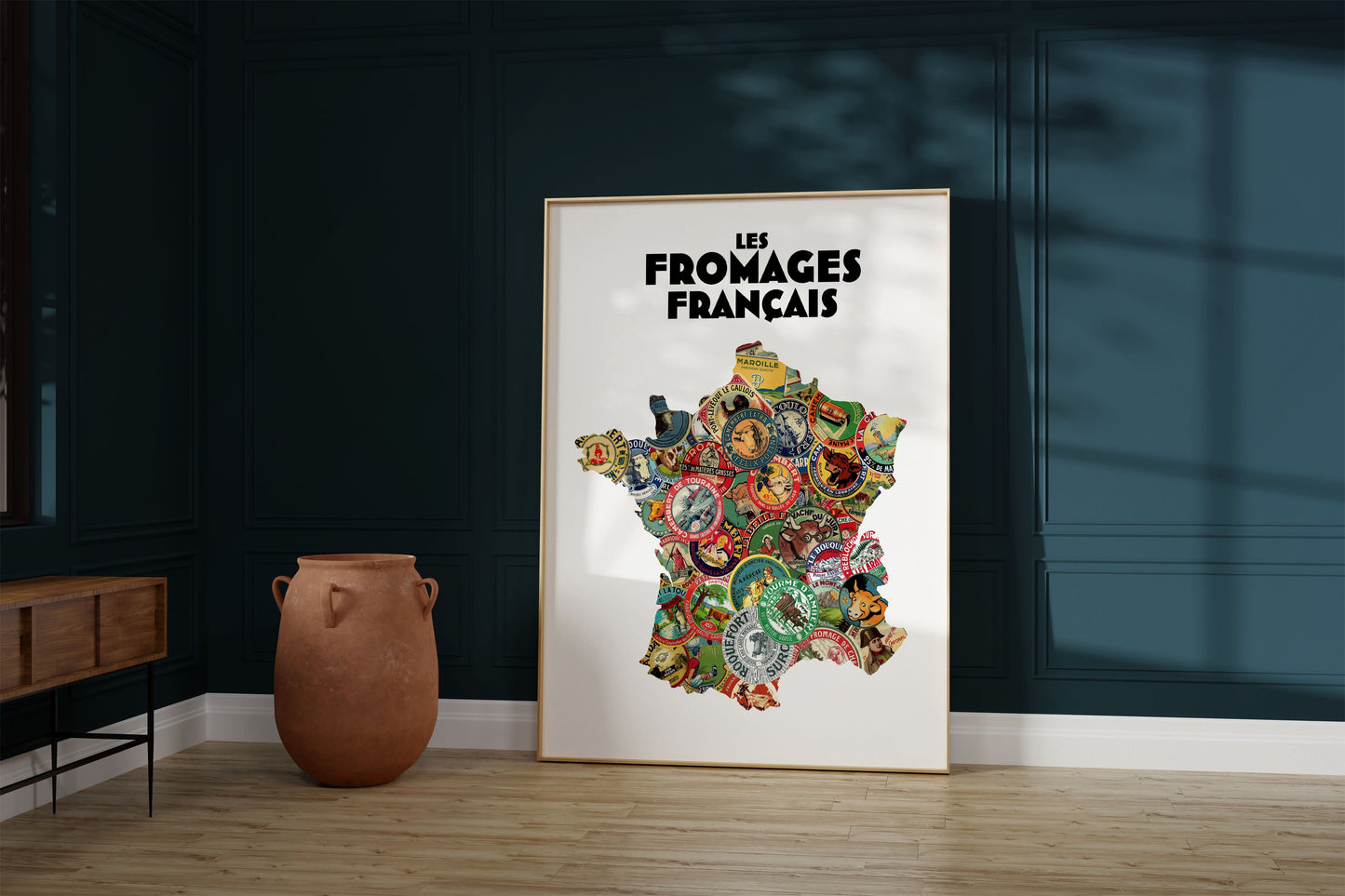 Carte de France des Fromages
