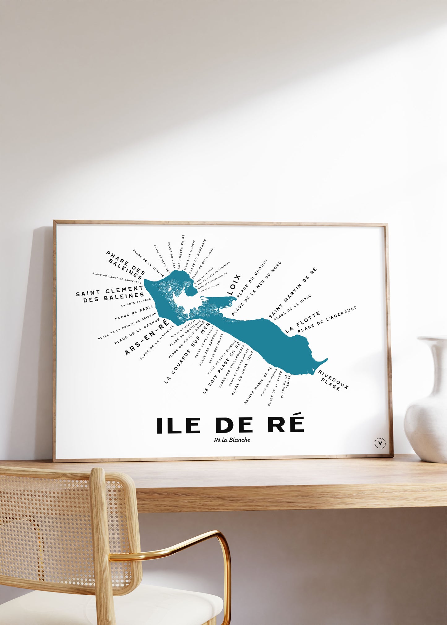 Carte de l'Ile de Ré