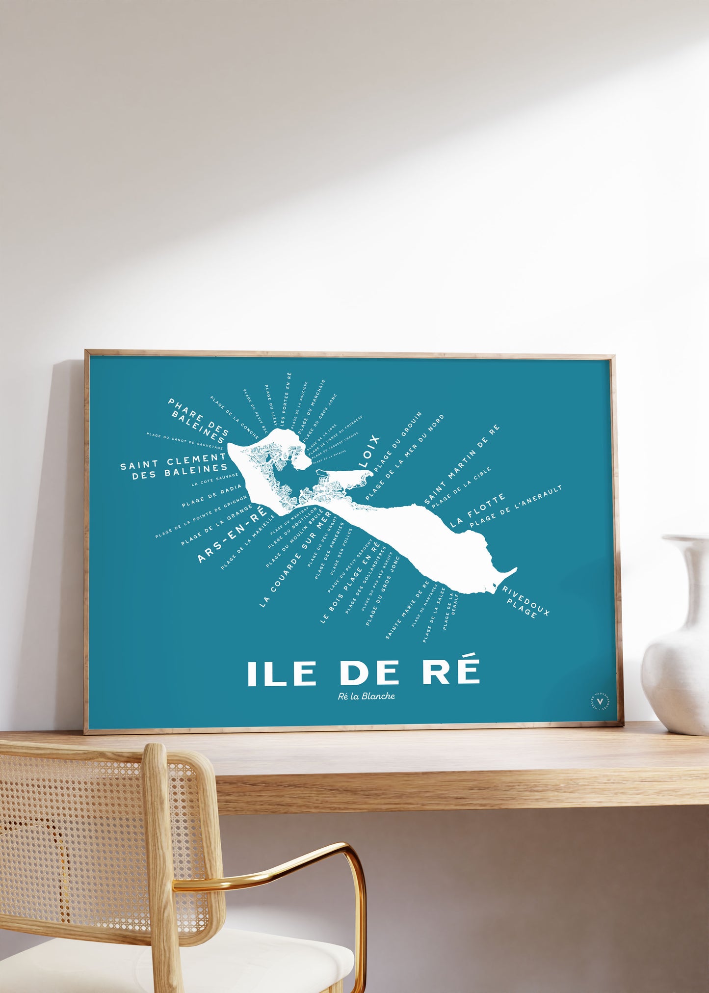 Carte de l'Ile de Ré