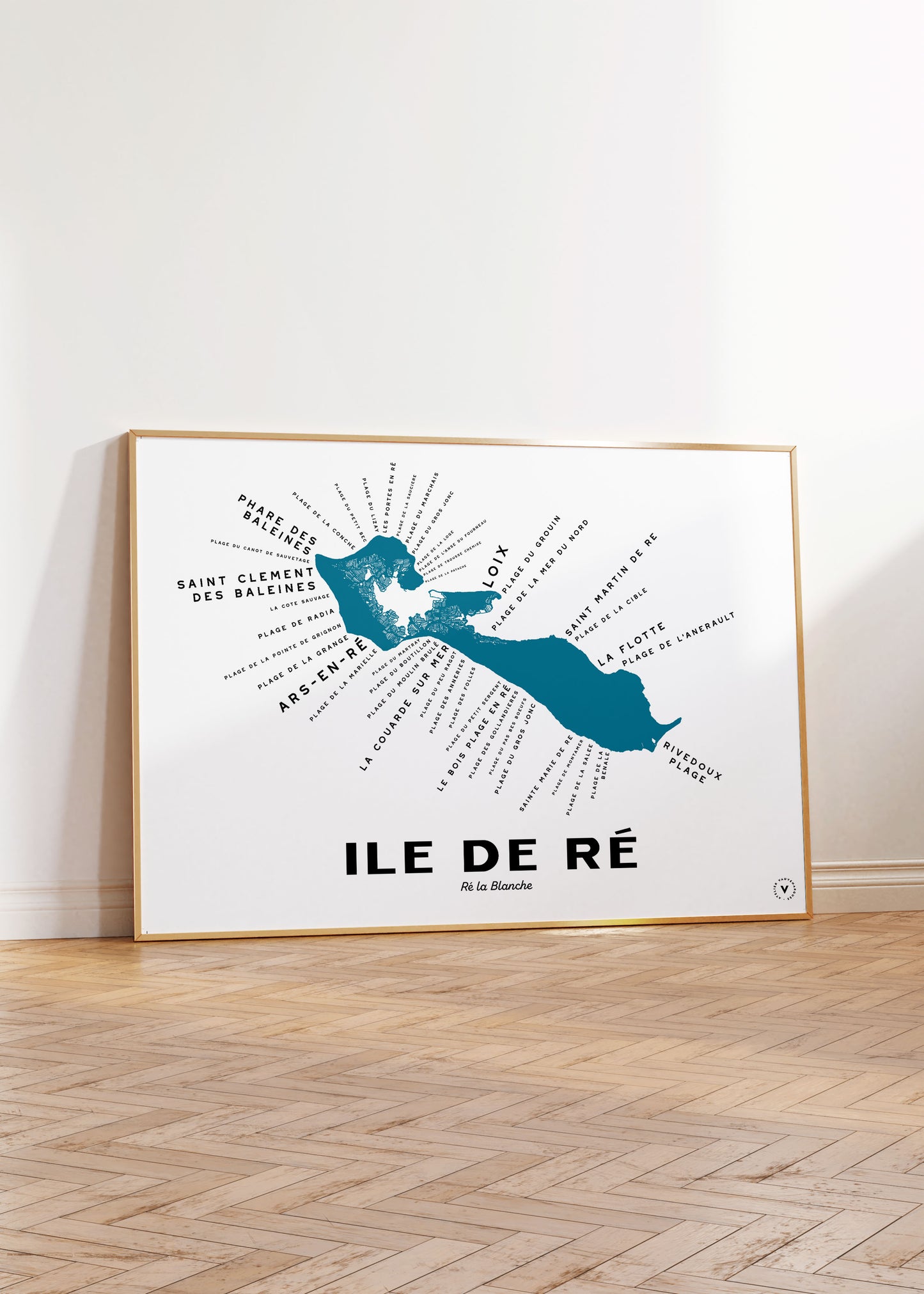 Carte de l'Ile de Ré