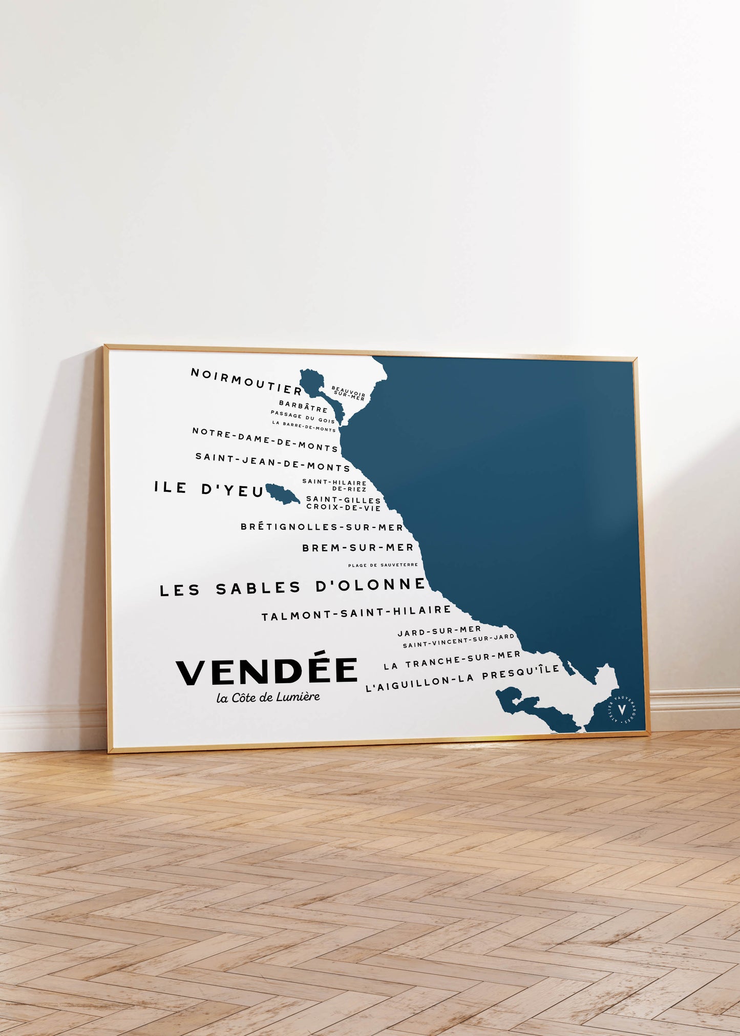 Carte de la Vendée