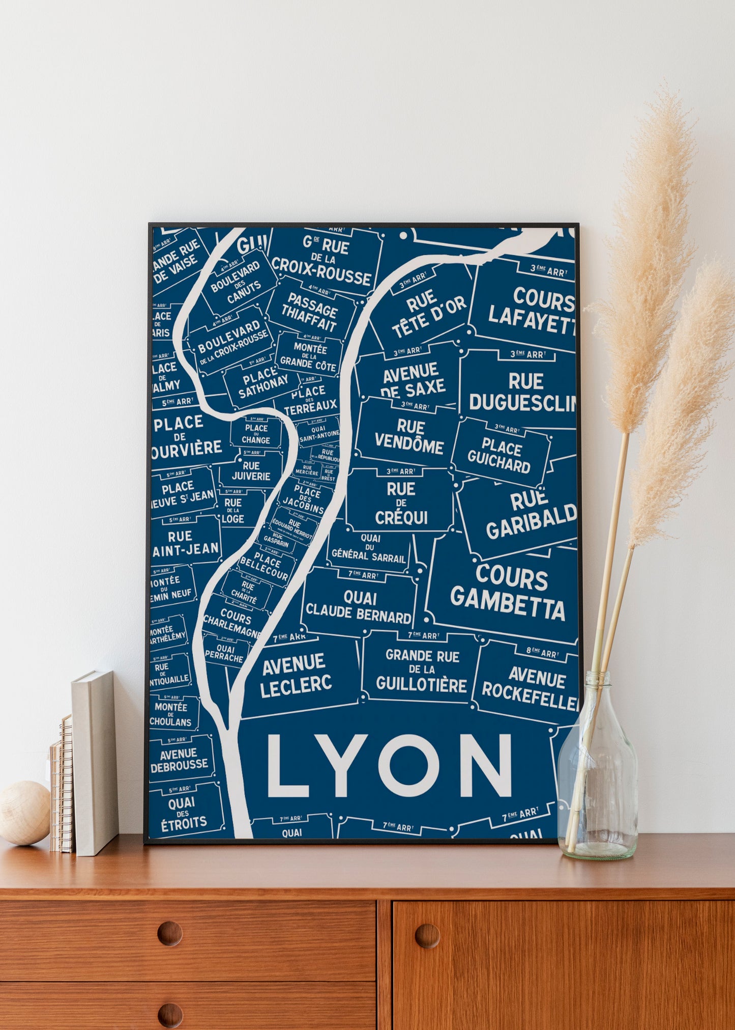Carte des Rues de Lyon