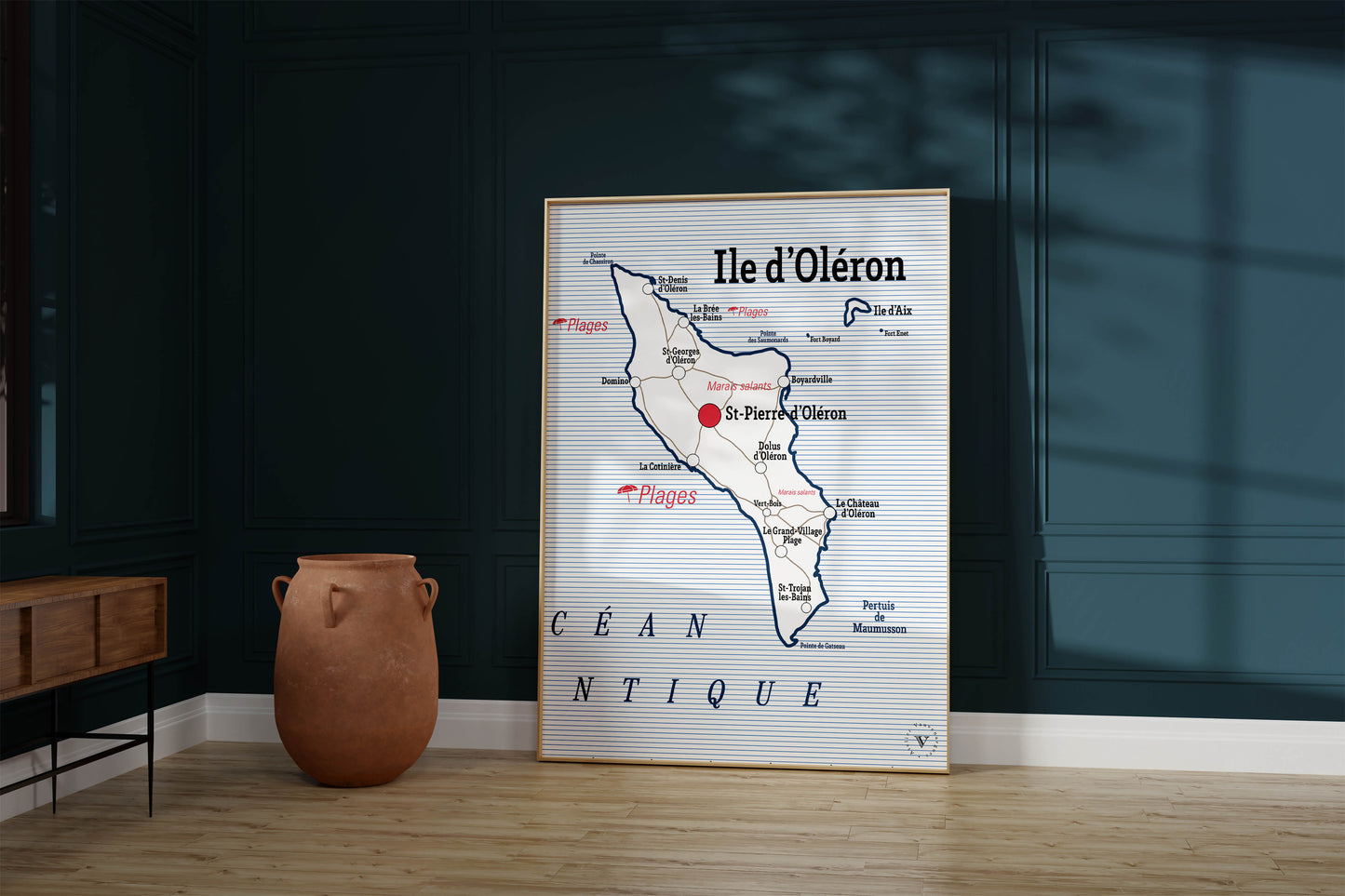 Carte scolaire d'Oléron