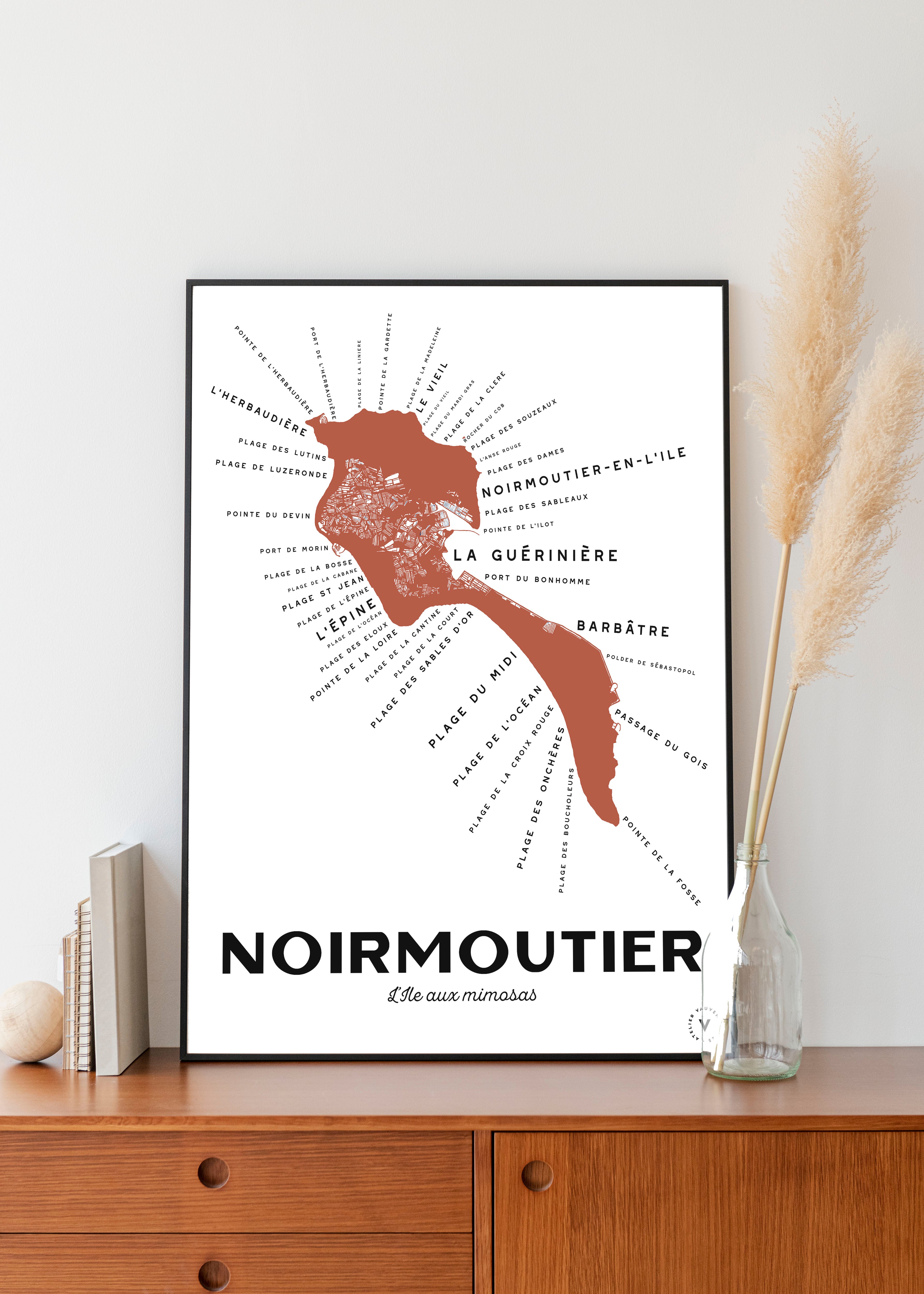 Affiche Noirmoutier - Balade à Noirmoutier | par Wim Affiche Noirmoutier - Balade à Noirmoutier | par Wim