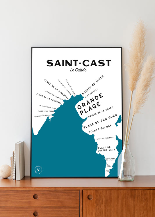 Carte de Saint Cast