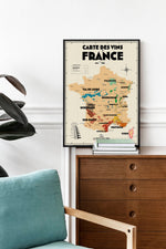 Charger l&#39;image dans la galerie, Carte des vignobles français
