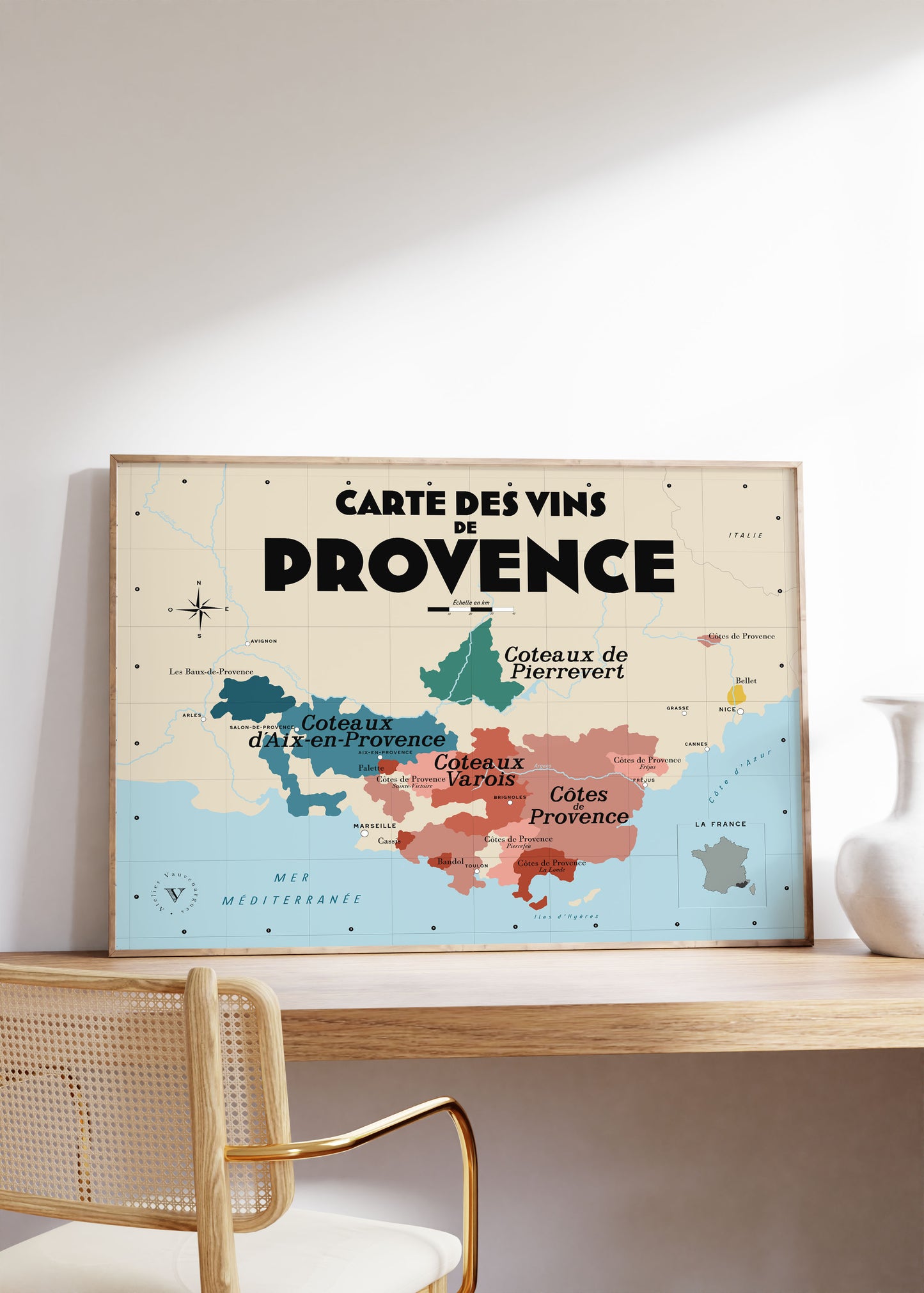 Carte des vins de Provence