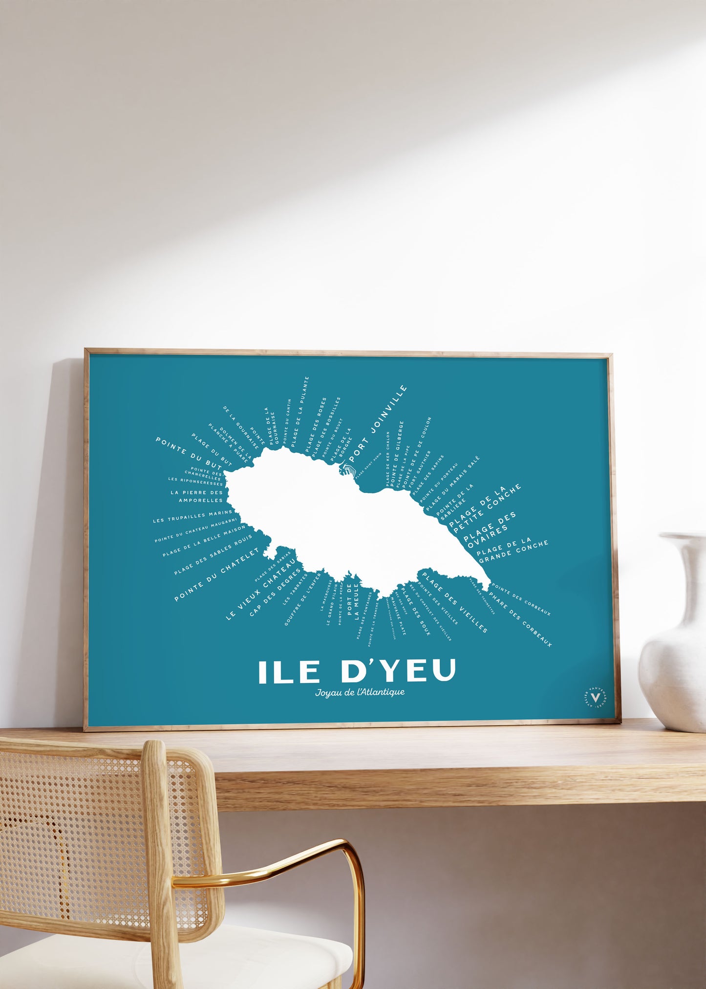 Carte de l'Île d'Yeu