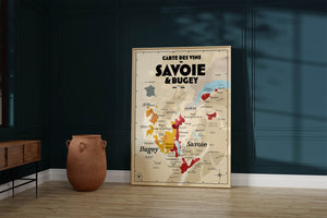 Carte des vins de Savoie