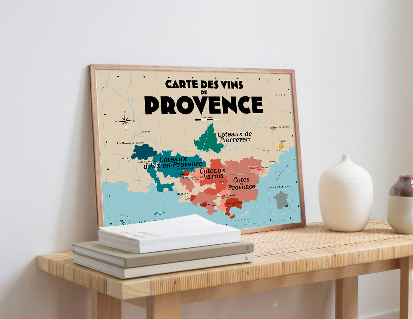 Carte des vins de Provence