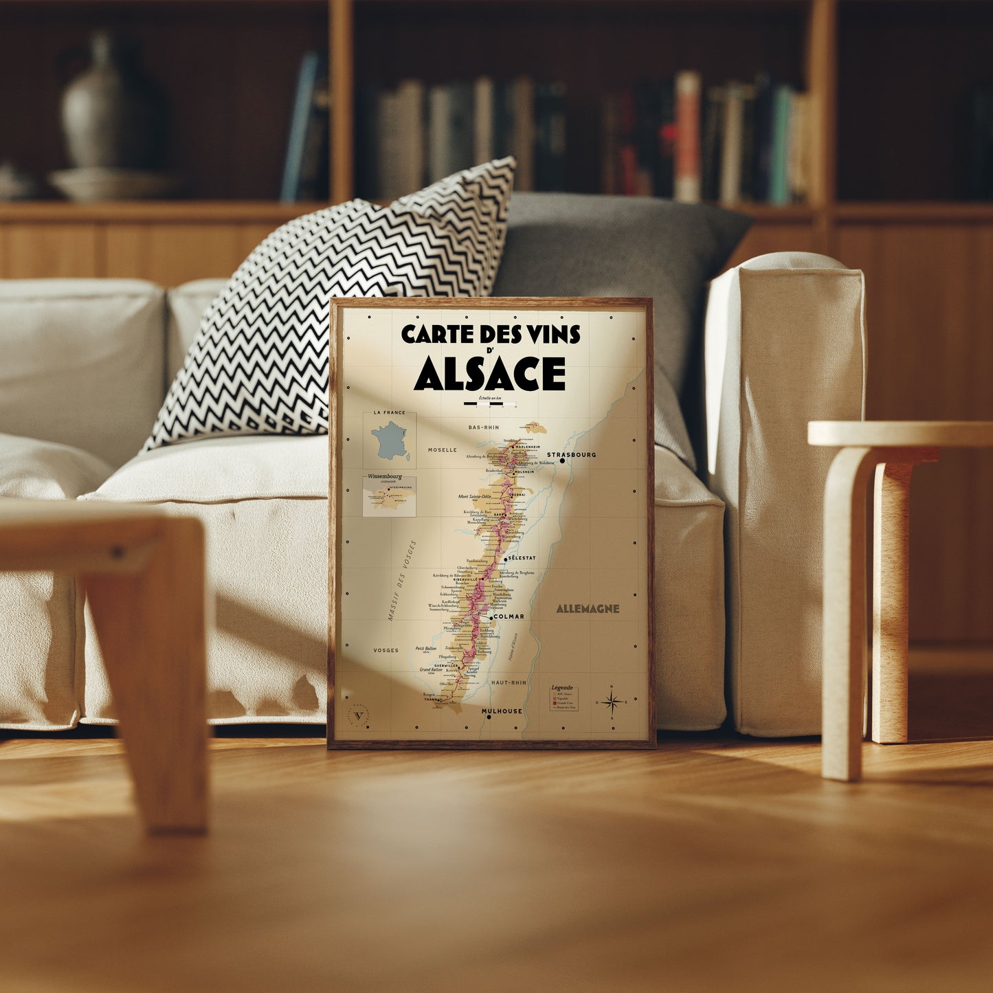 Carte des vins d'Alsace