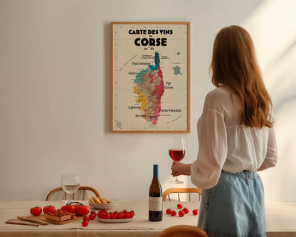 Carte des vins de Corse