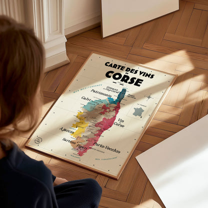 Carte des vins de Corse