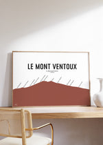 Charger l&#39;image dans la galerie, Carte du Mont Ventoux - Affiche 30x40cm
