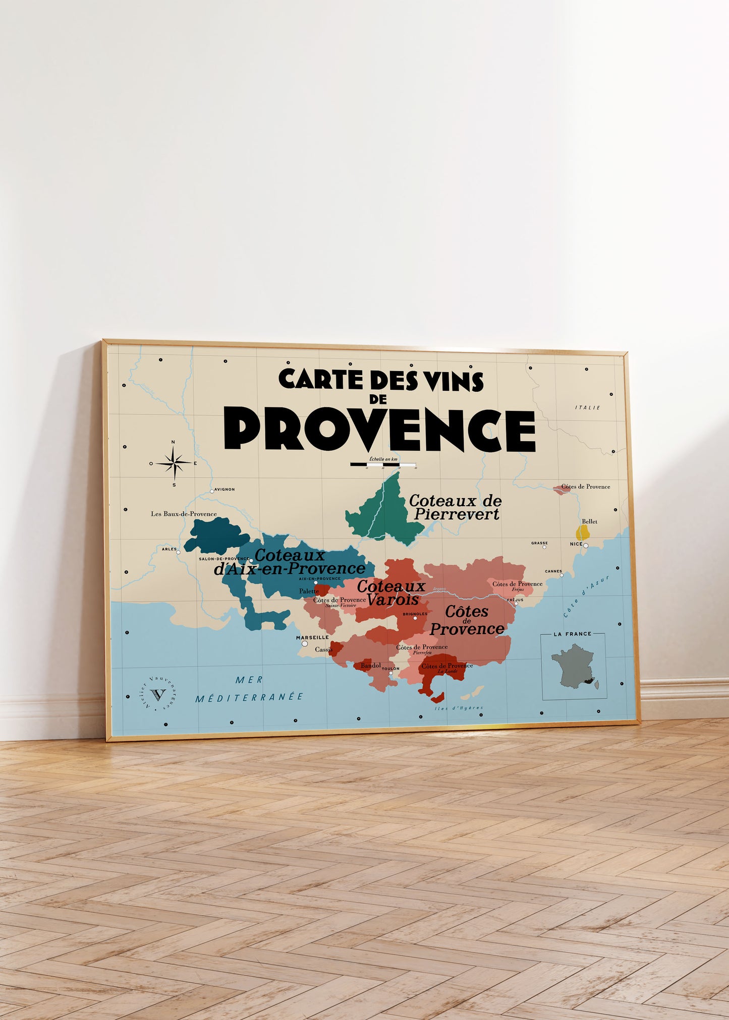 Carte des vins de Provence