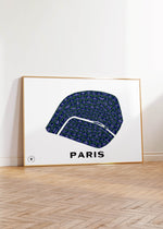 Charger l&#39;image dans la galerie, Carte des Rues de Paris - Affiche 30x40 cm

