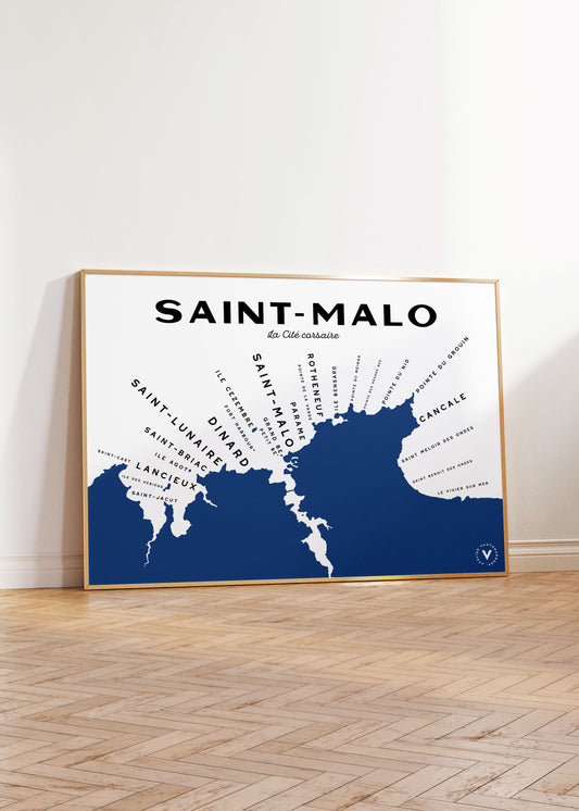 Carte de Saint-Malo