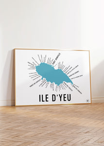 Carte de l'Île d'Yeu