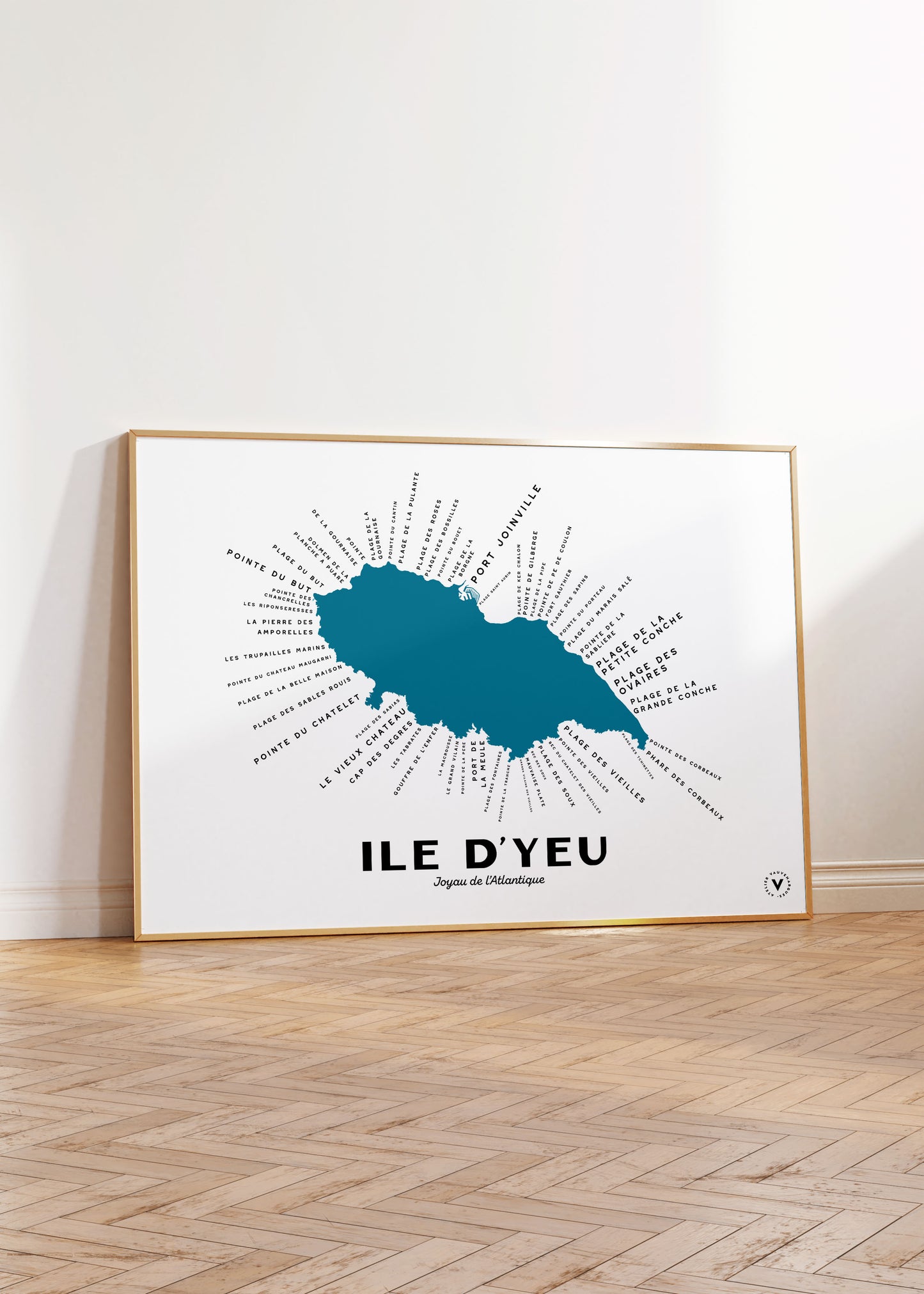 Carte de l'Île d'Yeu