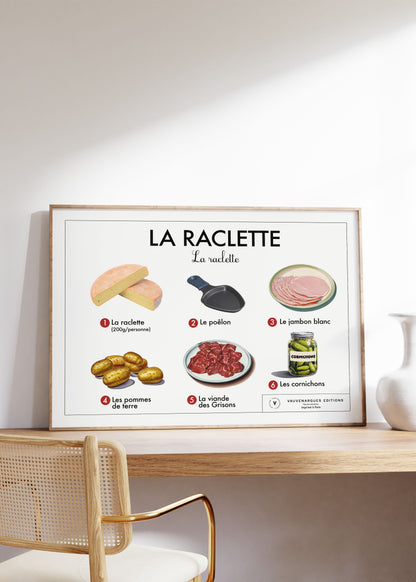 Planche scolaire - La raclette