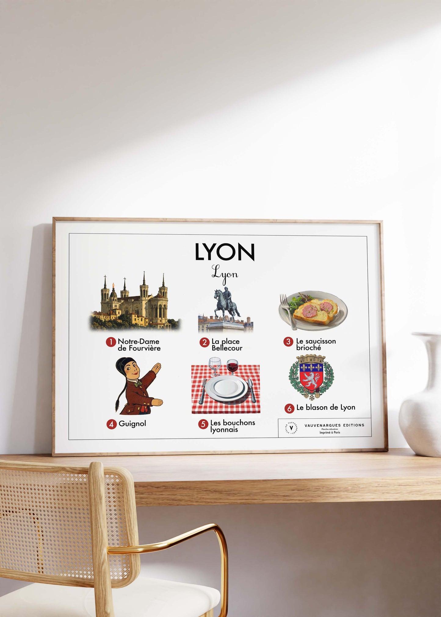 Planche scolaire - Lyon