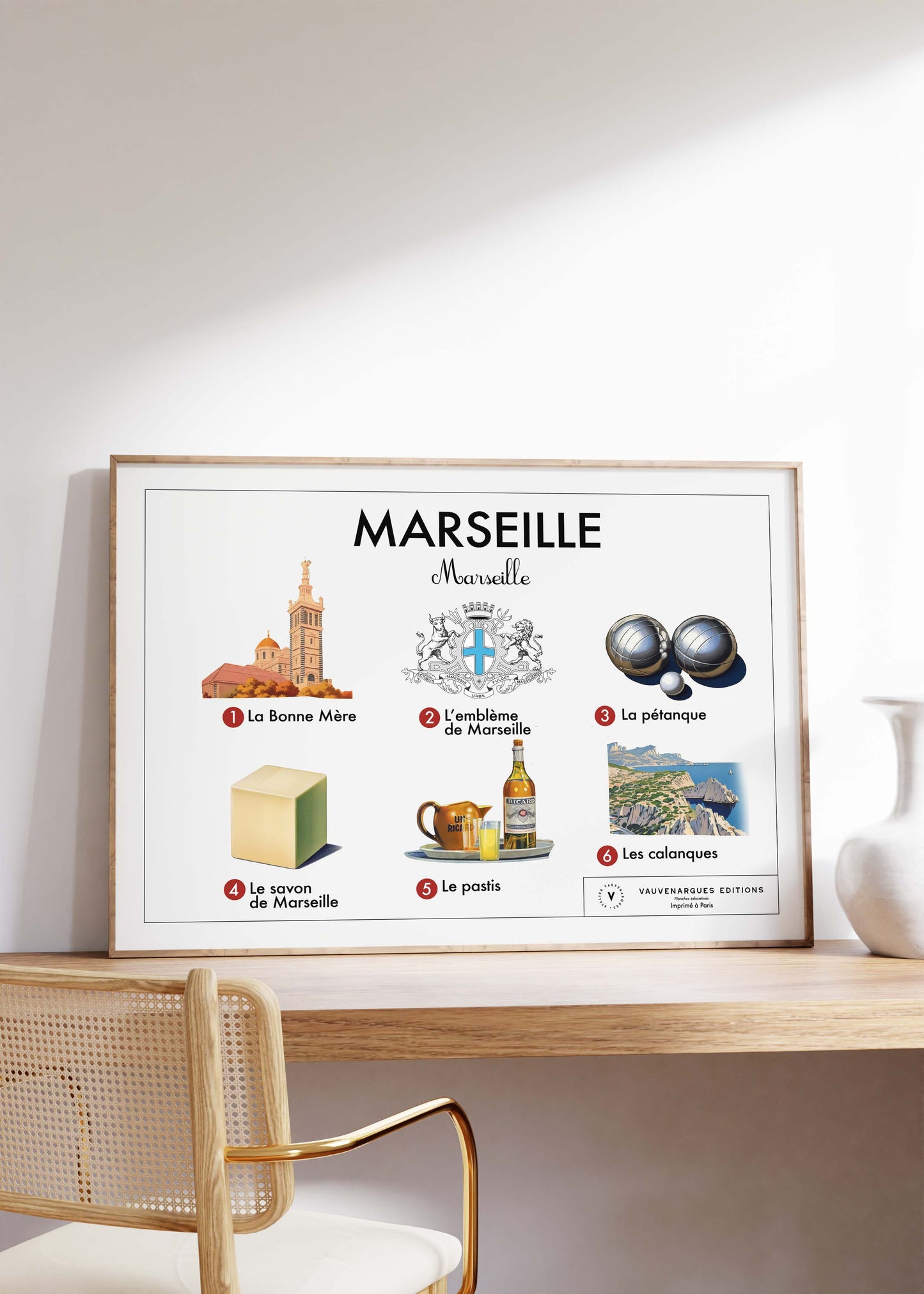 Planche scolaire - Marseille