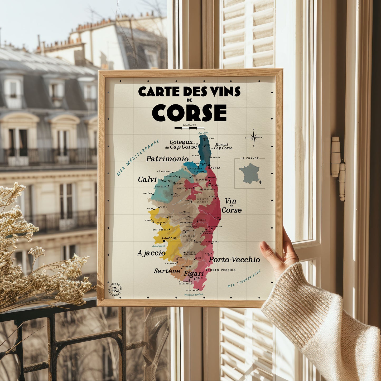 Carte des vins de Corse