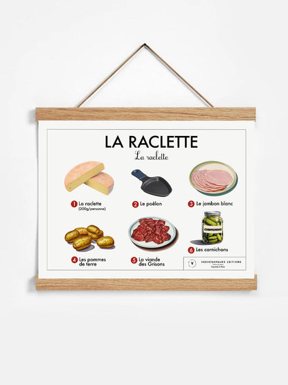 Planche scolaire - La raclette