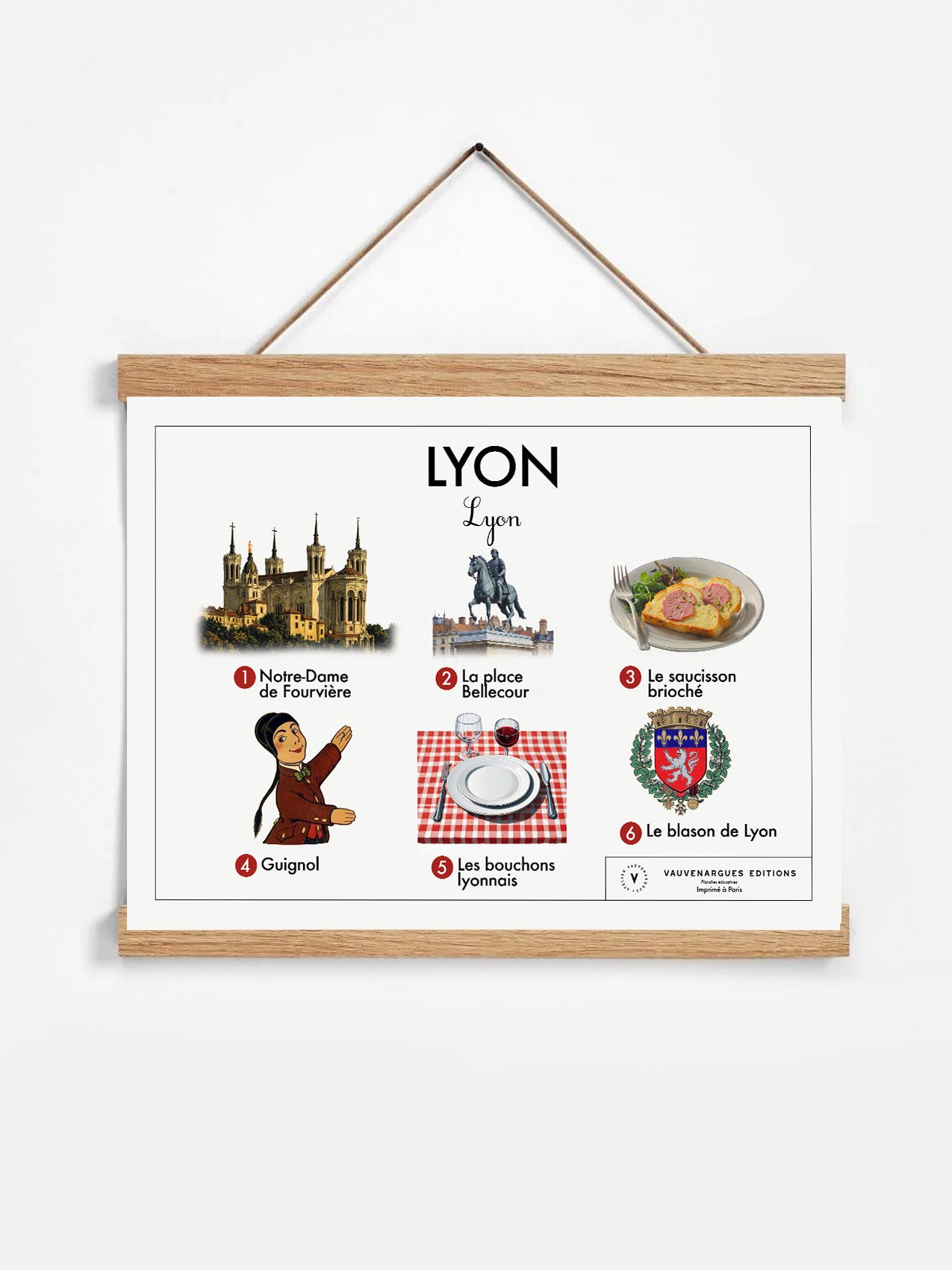 Planche scolaire - Lyon