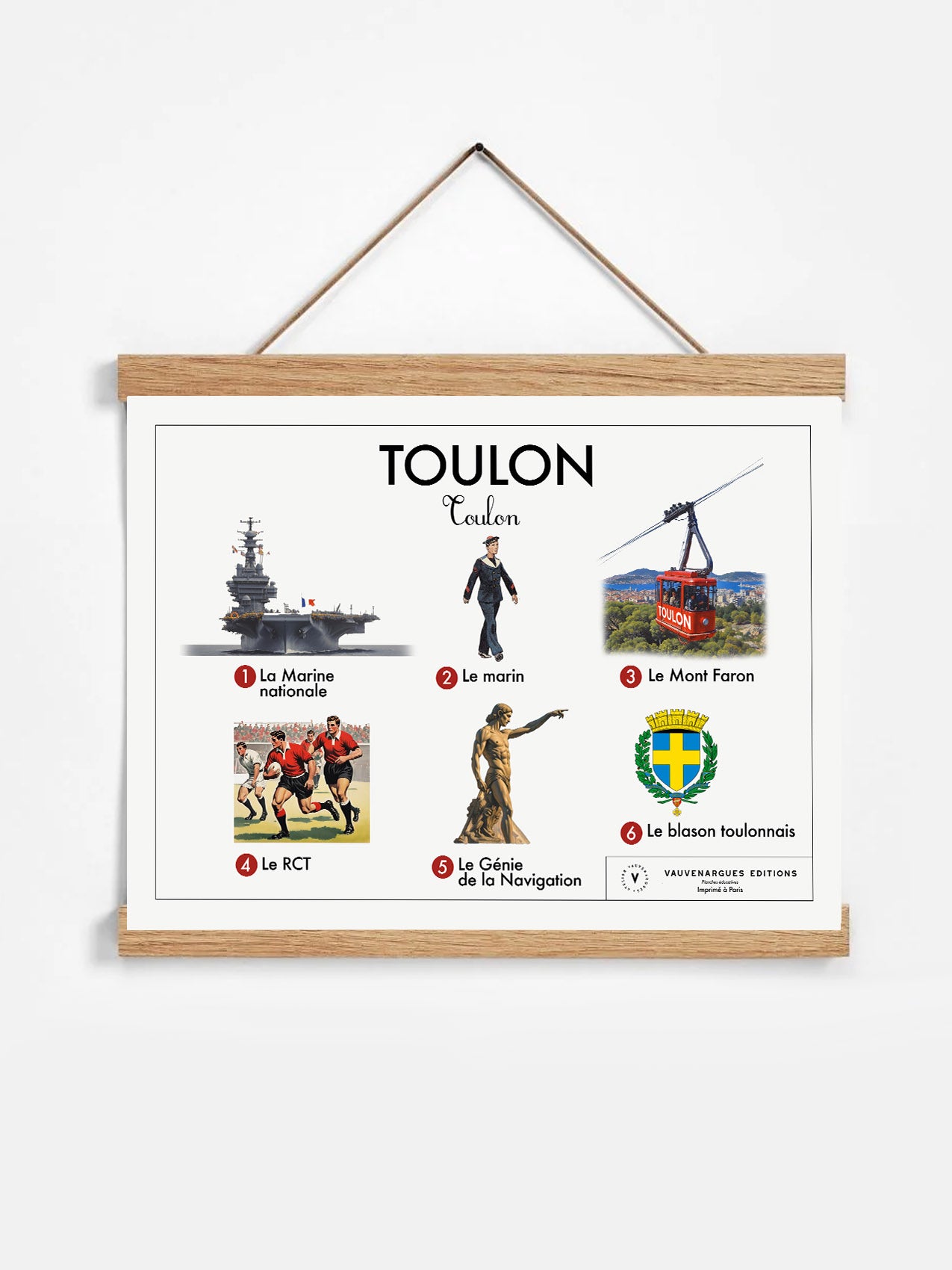 Planche scolaire - Toulon
