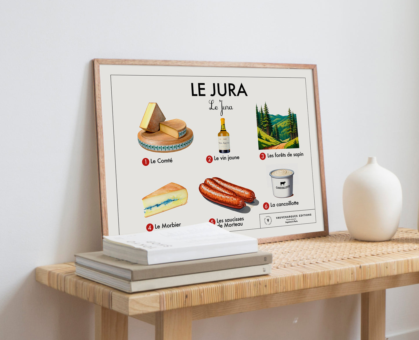 Planche scolaire - Le Jura