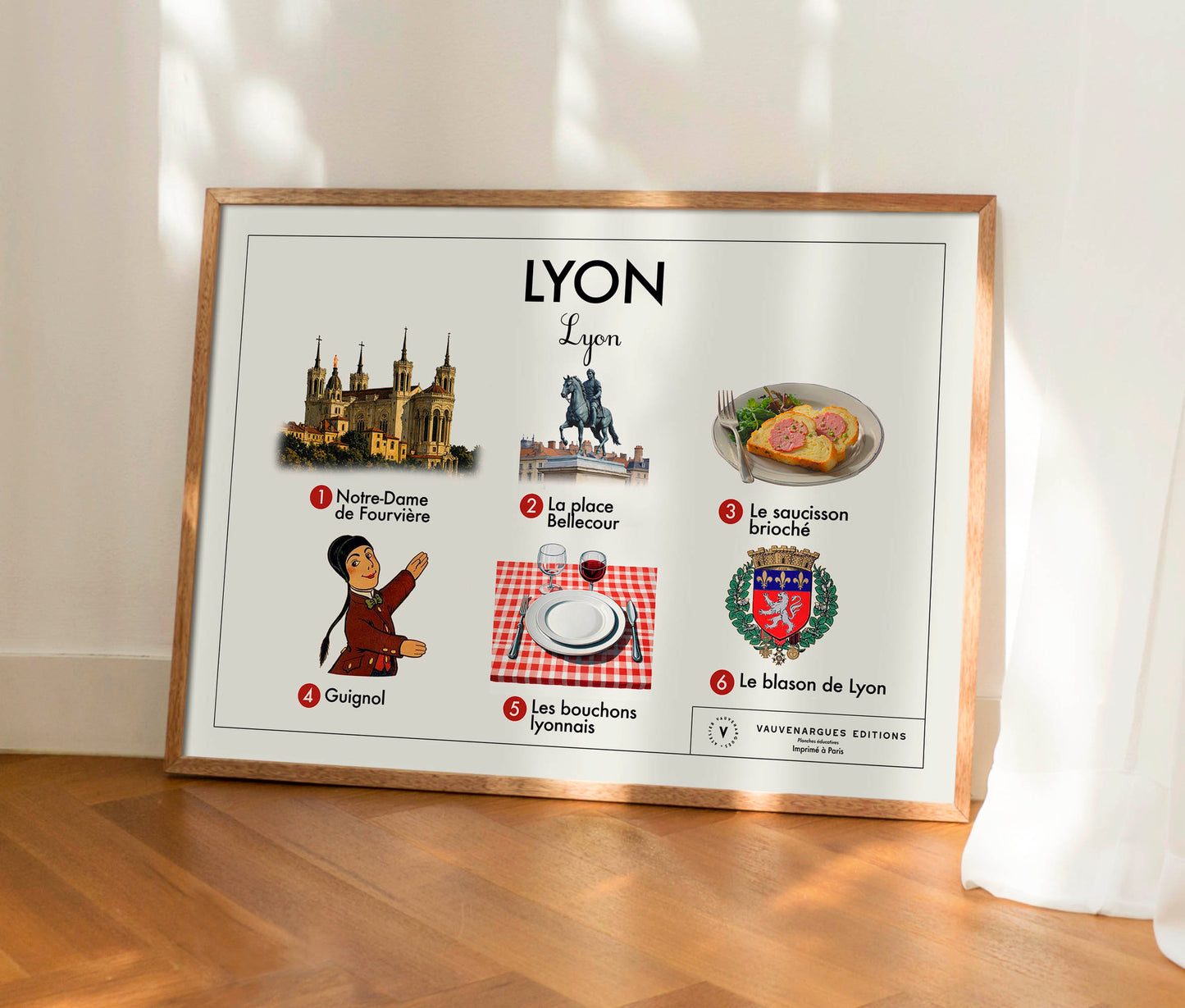 Planche scolaire - Lyon