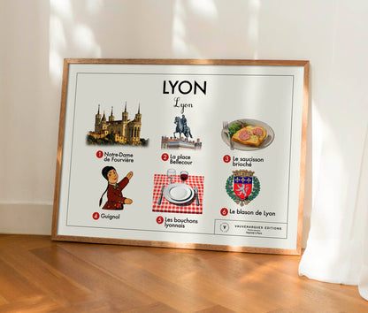 Planche scolaire - Lyon