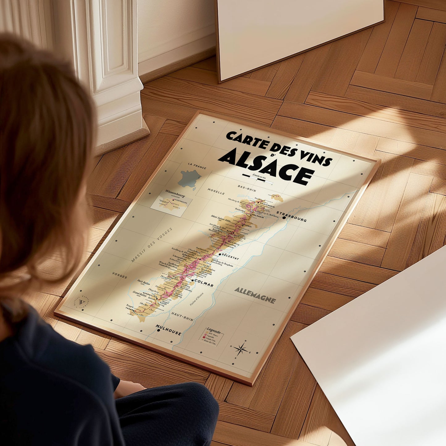 Carte des vins d'Alsace