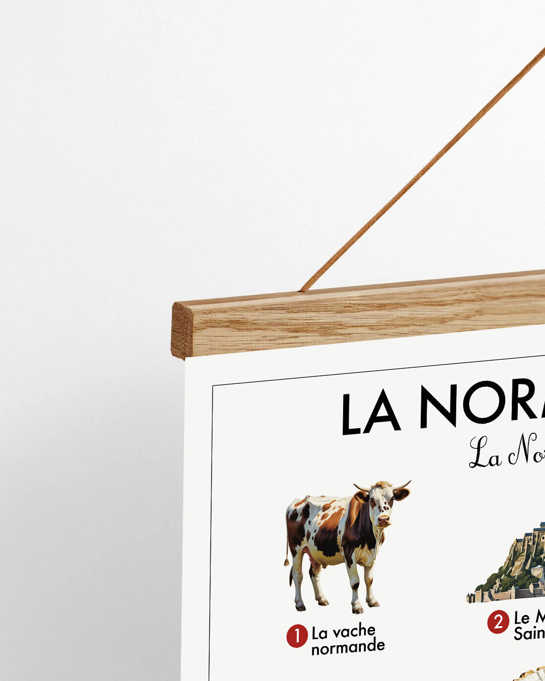 Planche scolaire - La Normandie