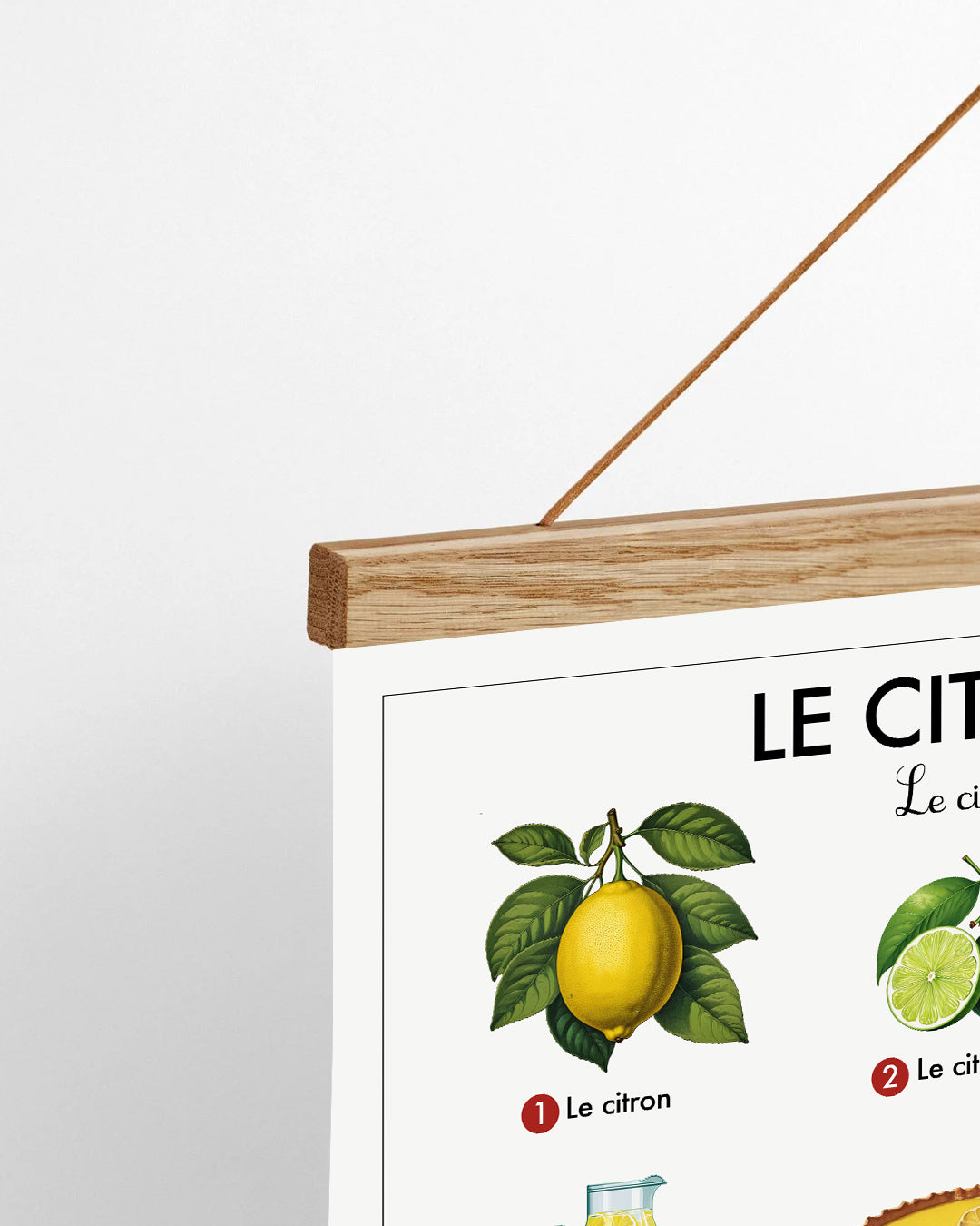 Planche scolaire - Le citron