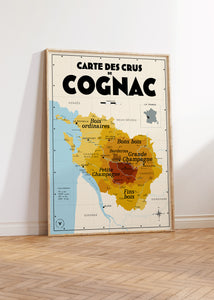 Carte des crus de Cognac