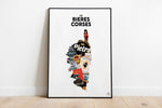 Charger l&#39;image dans la galerie, Carte des Bières corses - Affiche 30x40 cm
