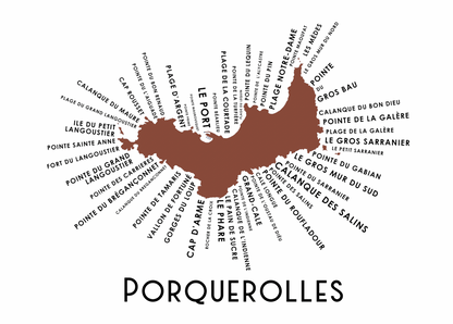 Carte de Porquerolles