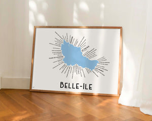 Carte de Belle-Ile