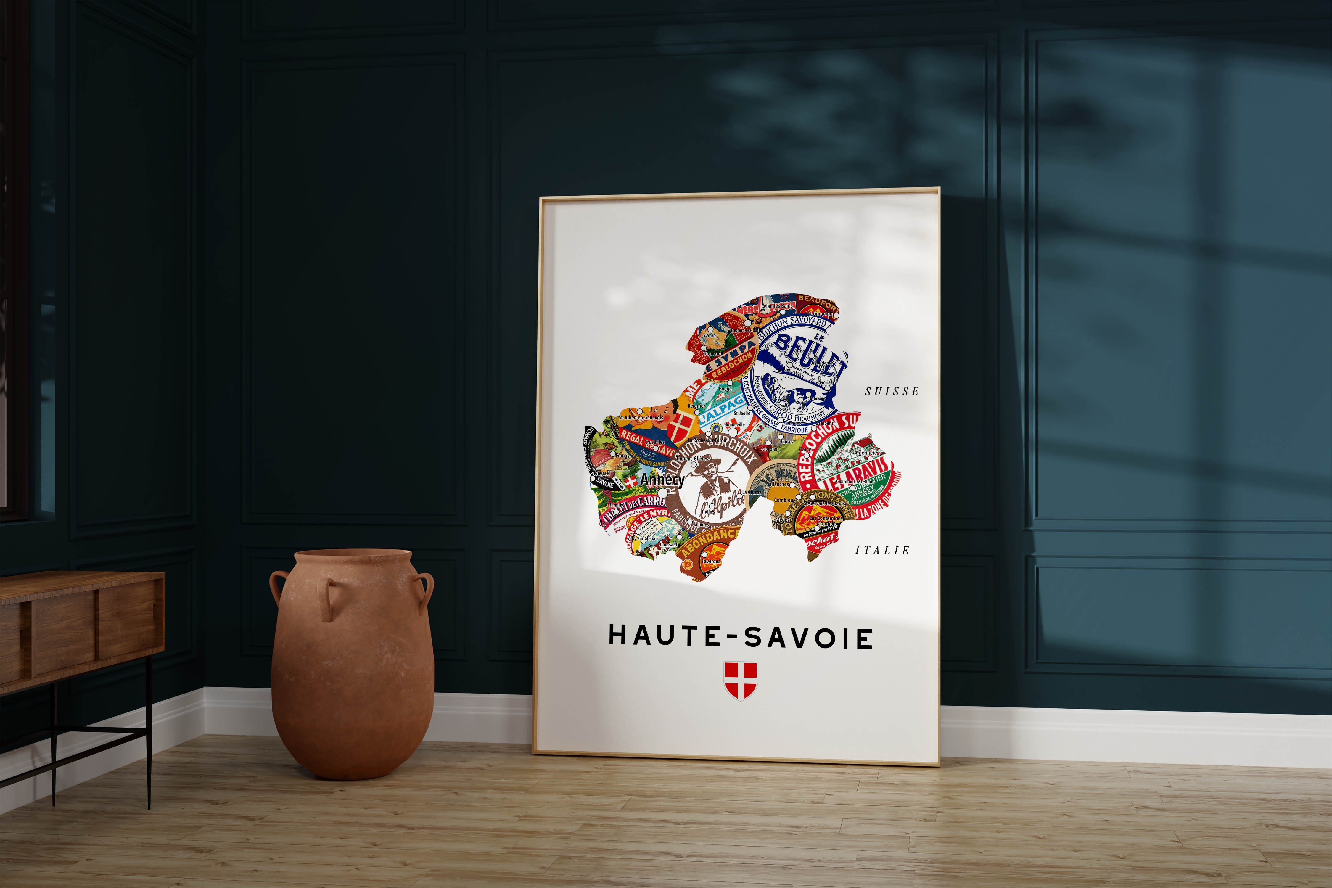 Les Fromages de Haute-Savoie - Affiche 30x40 cm